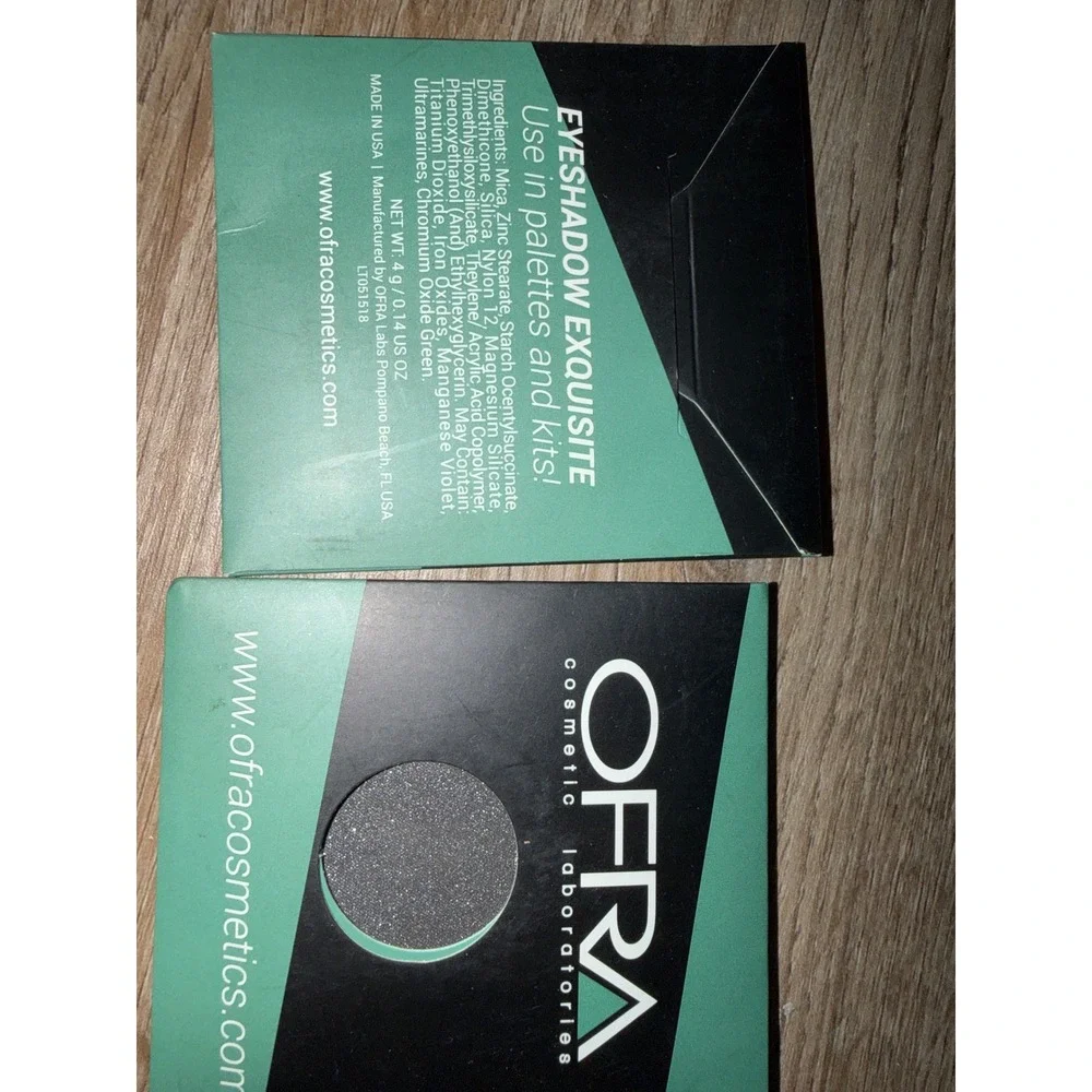 OFRA Eyeshadow Exquisite Single Pan Refill Shimmer High Pigment 4g 2 Pack